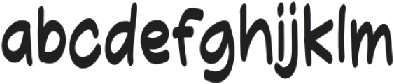 Romeny Regular otf (400) Font LOWERCASE