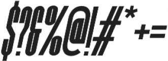 Romestone Italic otf (400) Font OTHER CHARS
