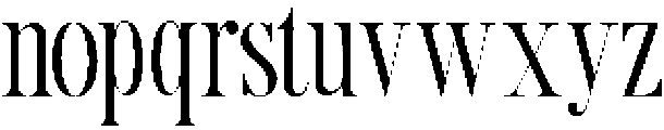 Romier Murilo Regular otf (400) Font LOWERCASE