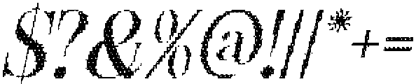 Romildo Disco Italic otf (400) Font OTHER CHARS