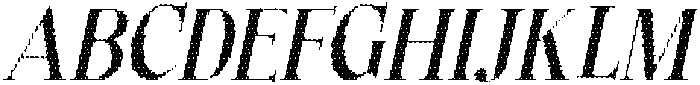Romildo Disco Italic otf (400) Font UPPERCASE