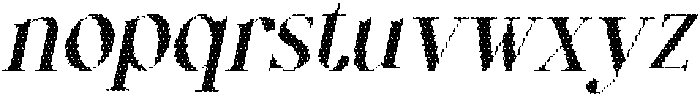 Romildo Disco Italic otf (400) Font LOWERCASE