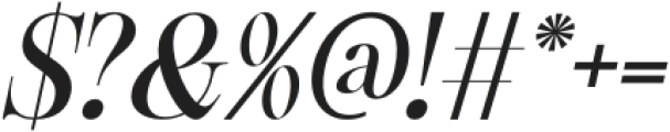 Romildo Italic otf (400) Font OTHER CHARS