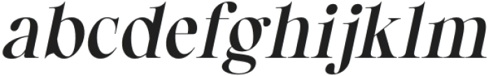 Romildo Italic otf (400) Font LOWERCASE