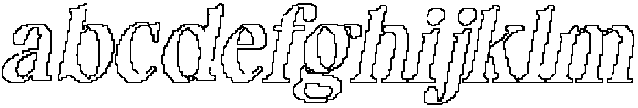 Romildo Pixel Outline otf (400) FONT
