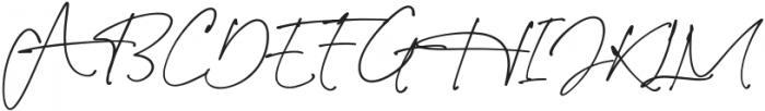 Romla Signature otf (400) Font UPPERCASE