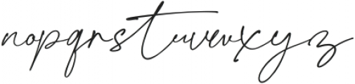 Romla Signature otf (400) Font LOWERCASE