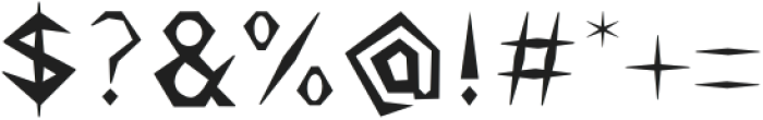 Rompunk Regular otf (400) Font OTHER CHARS