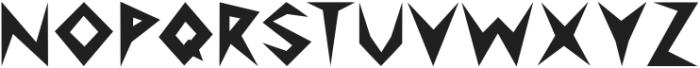 Rompunk Regular otf (400) Font UPPERCASE