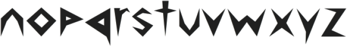 Rompunk Regular otf (400) Font LOWERCASE