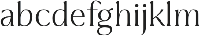 Romsey Sans Regular otf (400) Font LOWERCASE