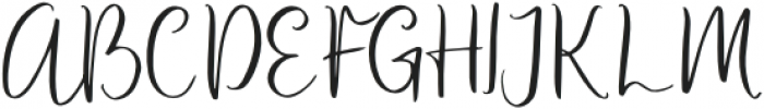 Romy Style Signature otf (400) Font UPPERCASE