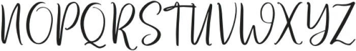 Romy Style Signature otf (400) Font UPPERCASE
