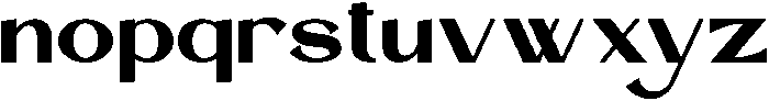 Ronder Regular otf (400) Font LOWERCASE