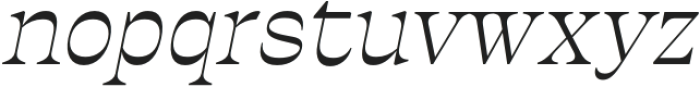 RondersSlant-Regular otf (400) Font LOWERCASE