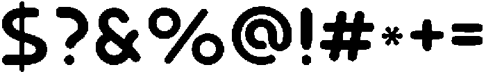 Rondo Regular otf (400) Font OTHER CHARS