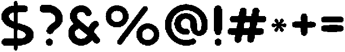 Rondo Regular ttf (400) Font OTHER CHARS