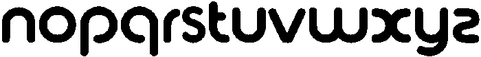 Rondo Regular ttf (400) Font LOWERCASE