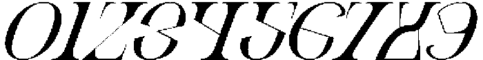 Ronel Luxury Italic otf (400) Font OTHER CHARS