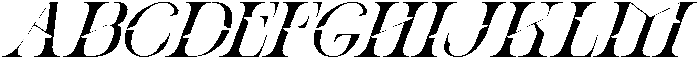 Ronel Luxury Italic otf (400) Font UPPERCASE