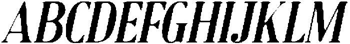Roneys Drawn Italic otf (400) Font UPPERCASE