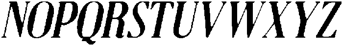Roneys Drawn Italic otf (400) Font UPPERCASE