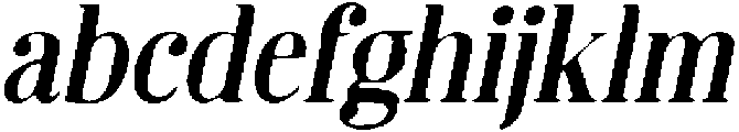 Roneys Drawn Italic otf (400) FONT