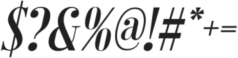 Roneys Italic otf (400) Font OTHER CHARS