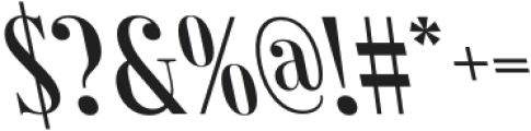 Roneys Reverse Italic otf (400) Font OTHER CHARS