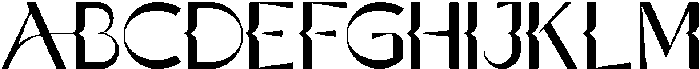 Ronum otf (400) Font UPPERCASE