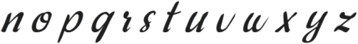 Roolly Italic otf (400) Font LOWERCASE