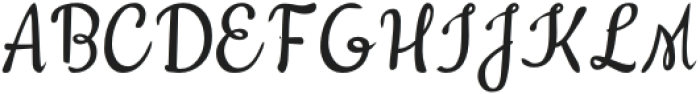 Roolly Regular otf (400) Font UPPERCASE