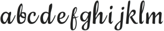 Roolly Regular otf (400) Font LOWERCASE