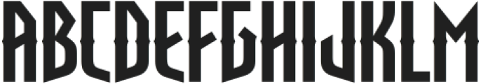 Roomach Regular otf (400) Font UPPERCASE