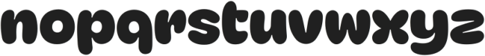 Roond Bold ttf (700) Font LOWERCASE