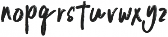 Roosevelt Rough Script otf (400) Font LOWERCASE
