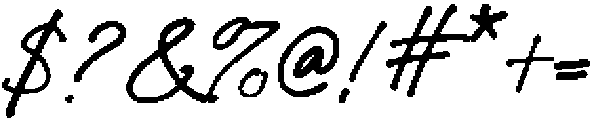 Rooster Notes otf (400) Font OTHER CHARS