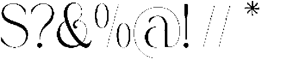 Roowgen Regular otf (400) Font OTHER CHARS