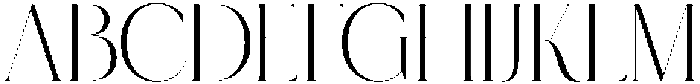 Roowgen Regular otf (400) Font UPPERCASE