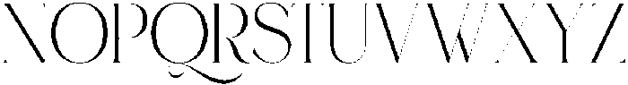 Roowgen Regular otf (400) Font UPPERCASE
