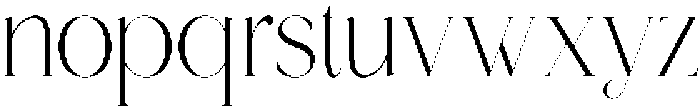 Roowgen Regular otf (400) Font LOWERCASE