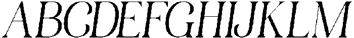 Rooyale Italic otf (400) Font UPPERCASE