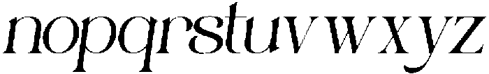 Rooyale Italic otf (400) Font LOWERCASE
