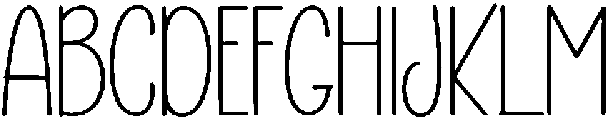 Rosabelia Regular otf (400) Font UPPERCASE