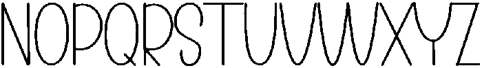 Rosabelia Regular otf (400) Font LOWERCASE