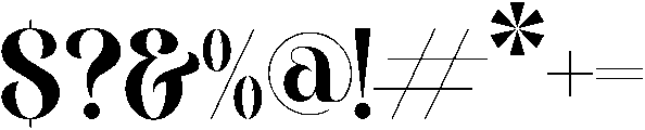 Rosalia otf (400) Font OTHER CHARS