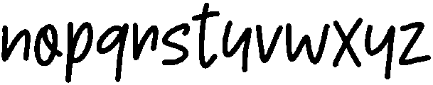 Rosalie Regular otf (400) Font LOWERCASE