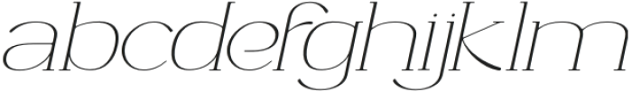 Rosalin Marige Italic otf (400) Font LOWERCASE