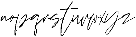 Rosalina-Regular otf (400) Font LOWERCASE