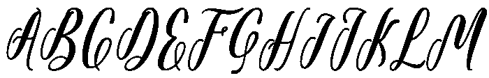 Rosalina otf (400) Font UPPERCASE